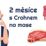2 měsíce s Crohnem na mase - zamyšlený Honza, steak a střevo