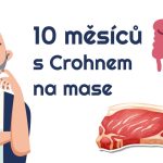 10 měsíců s Crohnem na mase - zamyšlený Honza, steak a střevo