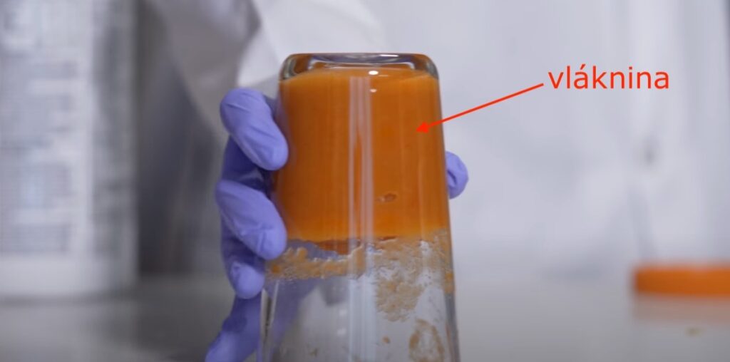 Vláknina ve sklenici